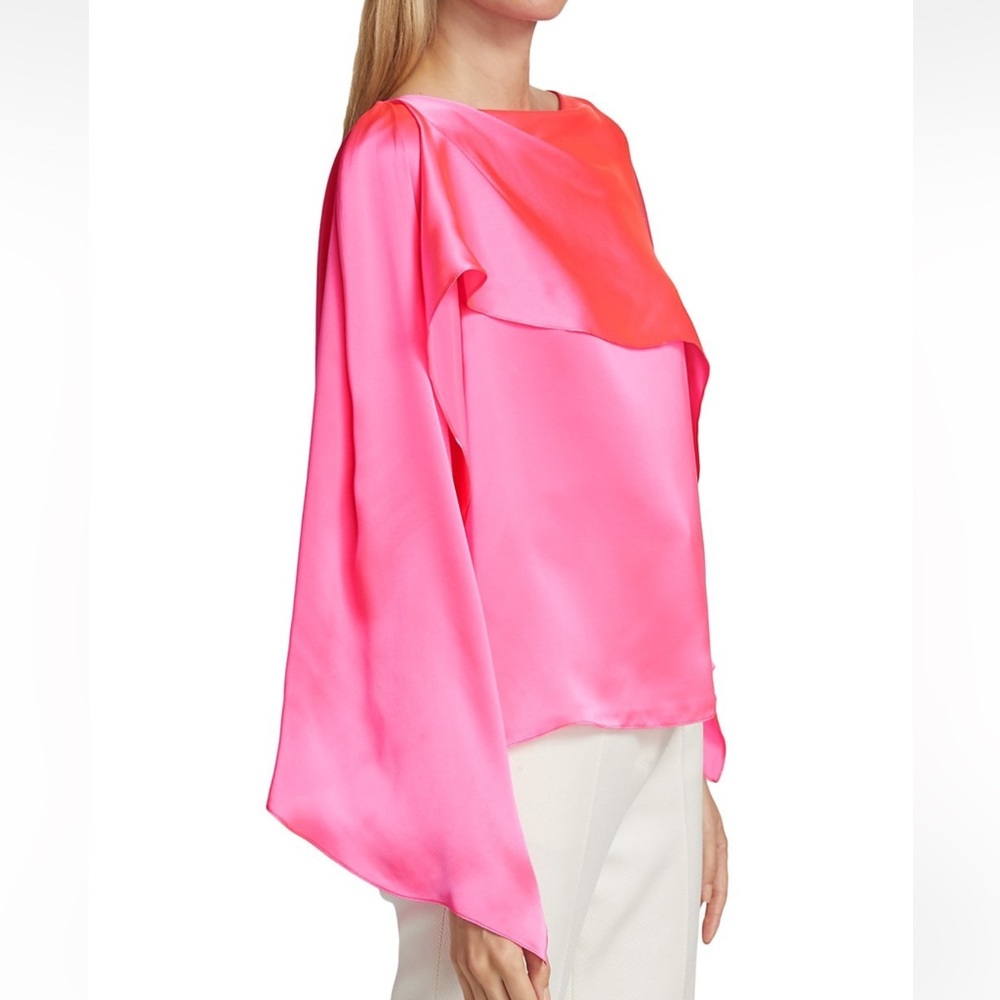 NEW Halston
Dahlia Draped Charmeuse Top - Picture 3 of 10